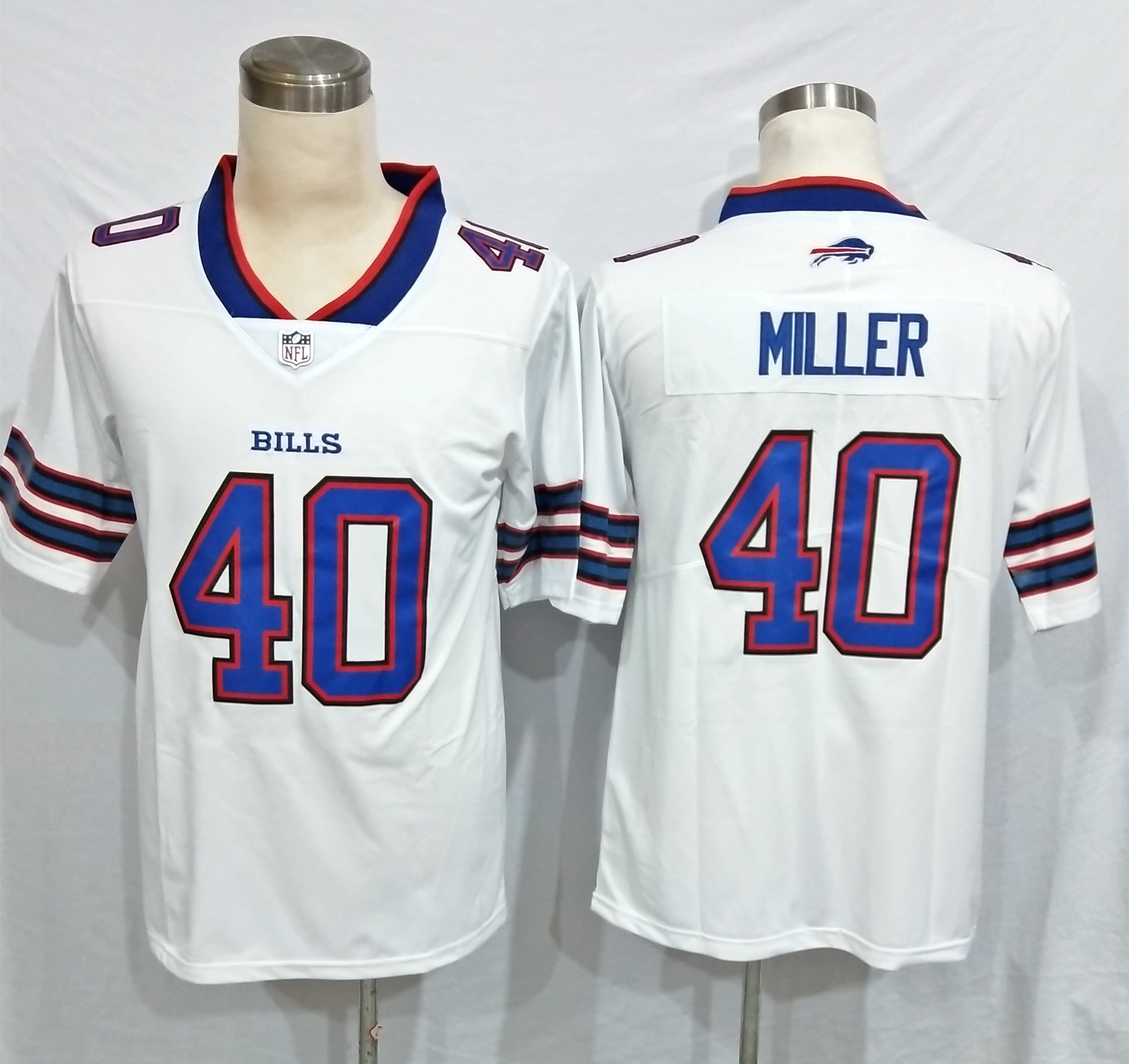 Men's Buffalo Bills Von Miller #40 White Jersey